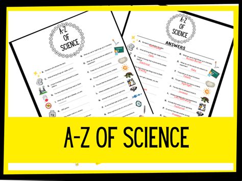 Science A To Z Quiz By Raym Sporcle Science A To Z Puzzle - Science A To Z Puzzle