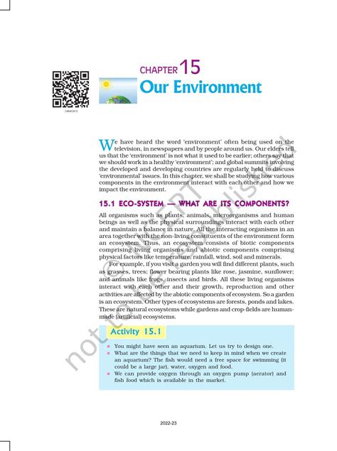 Science And The Environment Chapter Nexus