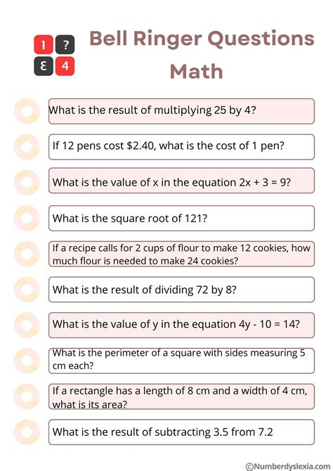 Science Bellwork   Math And Science Bellringer Ideas 6 Bell Work - Science Bellwork
