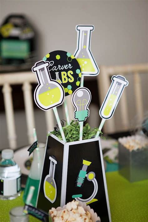 Science Birthday Party Ideas Modern Moments Science Themed Party For Adults - Science Themed Party For Adults