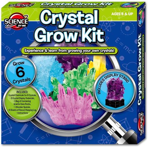 Science By Me Growing Crystals   Growing Crystals Egg Geode Science Experiment - Science By Me Growing Crystals