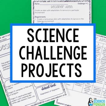 Science Challenge Projects Science Enrichment Activities Tpt Science Enrichment Activity - Science Enrichment Activity