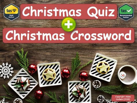Science Christmas Quiz Amp Crossword Pack Teaching Resources The Science Of Christmas Crossword - The Science Of Christmas Crossword