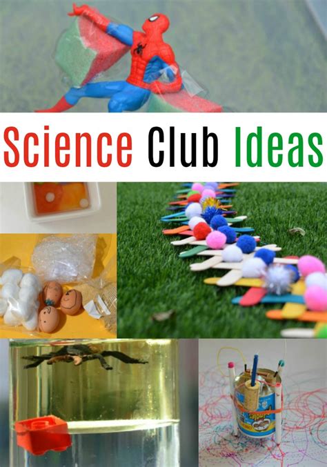 Science Club Activity   My Science Club The Club With No Limits - Science Club Activity