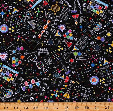 Science Cotton Fabric Etsy Science Cotton Fabric - Science Cotton Fabric