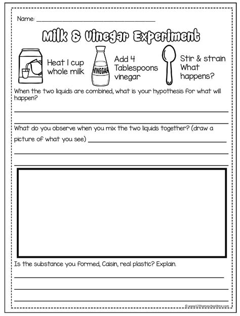 Science Experiment Worksheet And 15 Cool Experiments To Science Experiments Worksheets - Science Experiments Worksheets