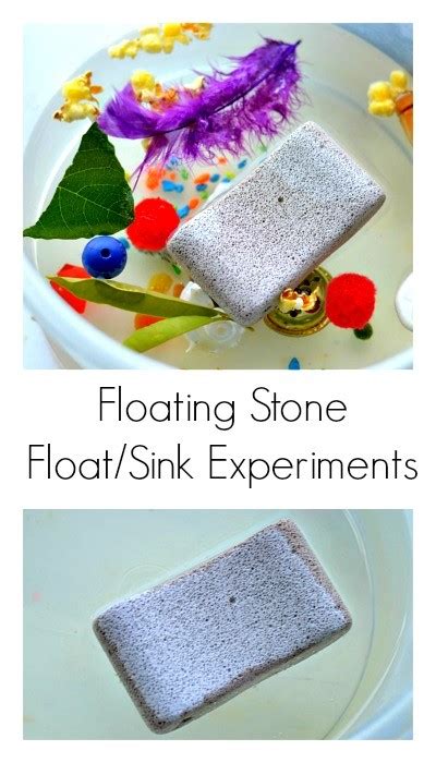 Science Experiments For Kids Floating Stone Experiment Floating Science Experiment - Floating Science Experiment
