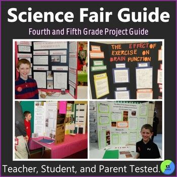 Science Fair Project Guide Experiment Journal And Worksheets 4th Grade Science Workbook - 4th Grade Science Workbook
