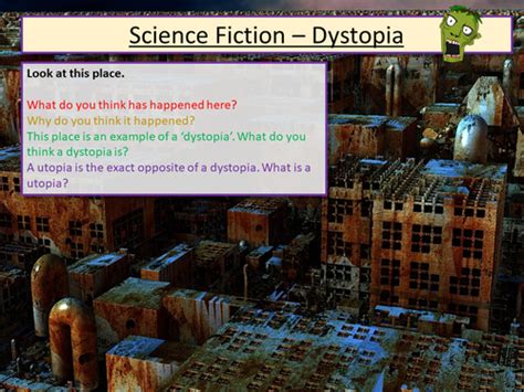 Science Fiction Dystopia Introduction Teaching Resources Creating A Dystopia Worksheet - Creating A Dystopia Worksheet