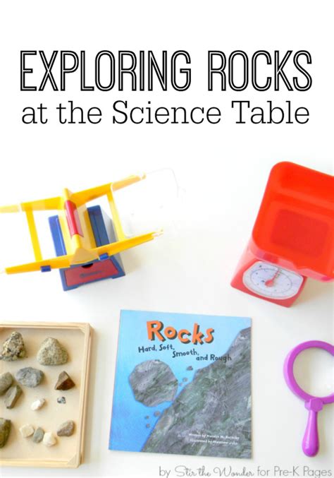 Science For Kids Exploring Rocks Pre K Pages Science Table Preschool - Science Table Preschool