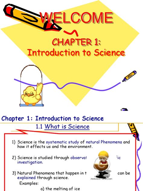 Science Form 1 Chapter