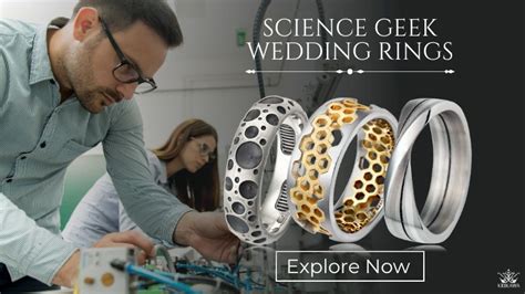 Science Geek Wedding Rings Krikawa Jewelry Designs Science Ring - Science Ring