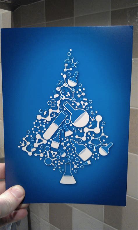 Science Holiday Cards   Science Holiday Card Etsy Uk - Science Holiday Cards