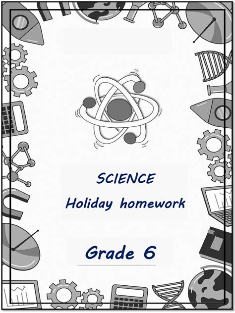 Science Holiday Homework