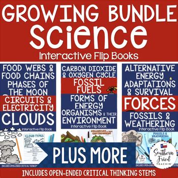 Science Interactive Flip Books Growing Bundle Southern Fried Interactive Science Book Answers - Interactive Science Book Answers