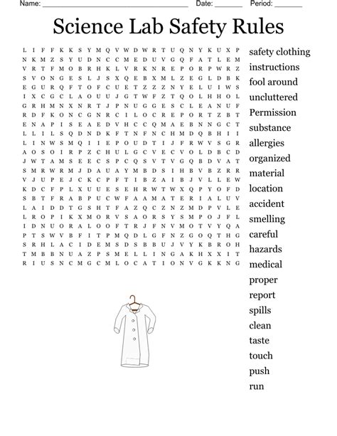 Science Lab Safety Rules Word Search Wordmint Lab Safety Word Search Answer Key - Lab Safety Word Search Answer Key