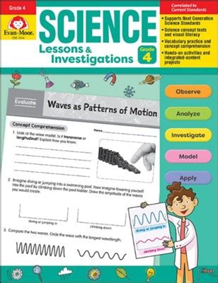 Science Lessons And Investigations Grade 4 Emc4314 5e Science Lessons - 5e Science Lessons