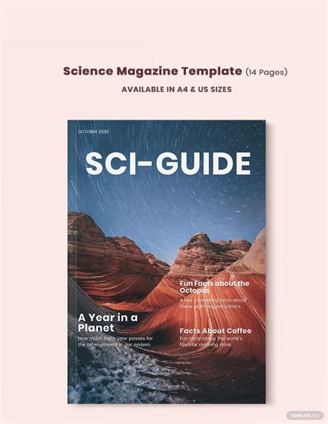 science magazine template