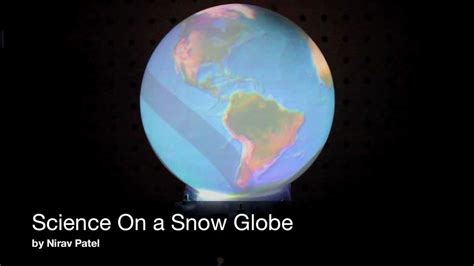 Science On A Snow Globe Spherical Display Youtube Science Snow Globes - Science Snow Globes