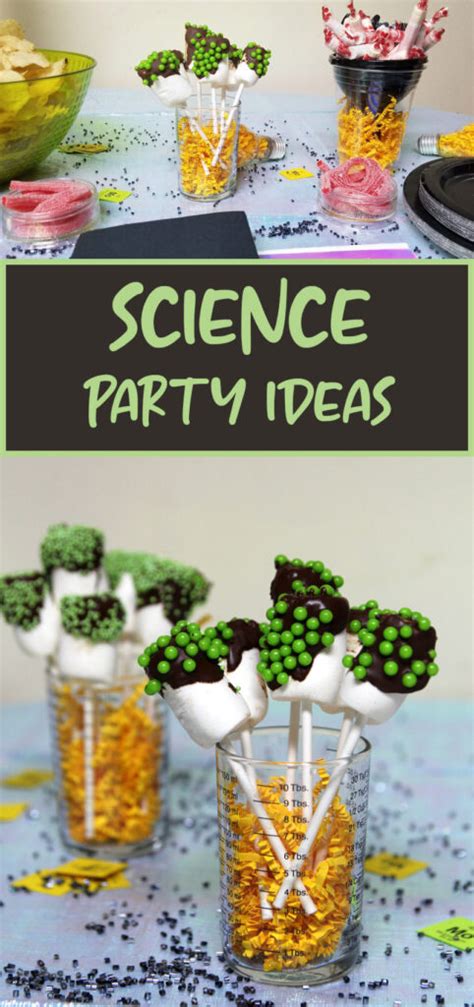 Science Party Food Ideas Moms And Crafters Science Themed Foods - Science Themed Foods