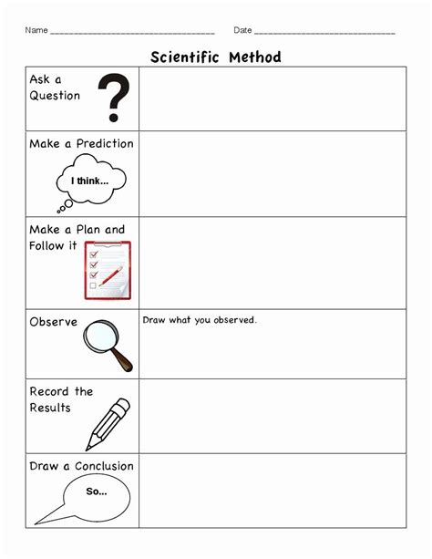 Science Printable Worksheets Science Inquiry Worksheets - Science Inquiry Worksheets