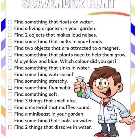 Science Scavenger Hunts   Science Scavenger Hunts For Biology And Chemistry - Science Scavenger Hunts