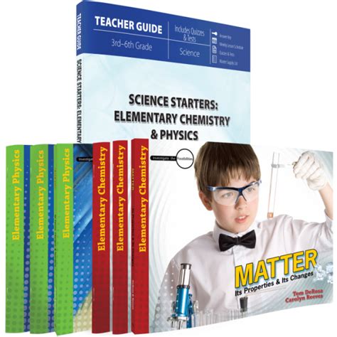 Science Starters Elementary Chemistry Physics Curriculum Pack Middle School Science Starters - Middle School Science Starters