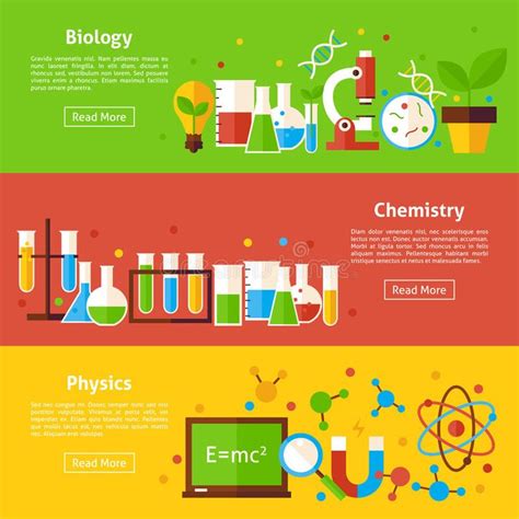 Science Subjects Biology Chemistry And Physics Including Different Science Subjects - Different Science Subjects