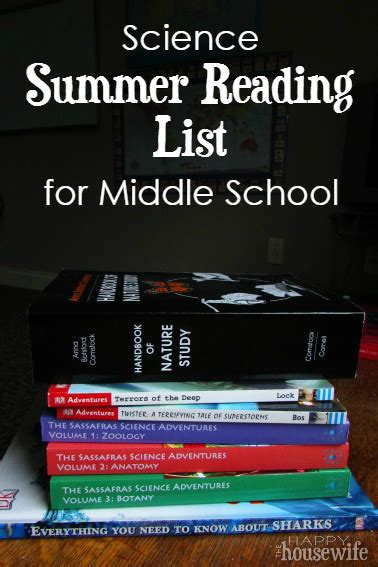 Science Summer Reading List For Middle School Science Reading For Middle School - Science Reading For Middle School