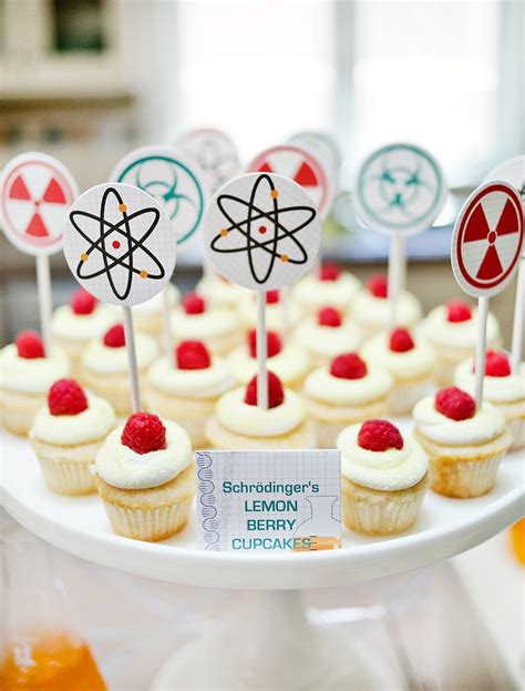 Science Themed Party Amp Chemistry Cupcakes Humble Crumble Science Themed Foods - Science Themed Foods