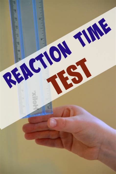 Science U Home Reaction Time Experiment Reaction Time Science Experiments - Reaction Time Science Experiments