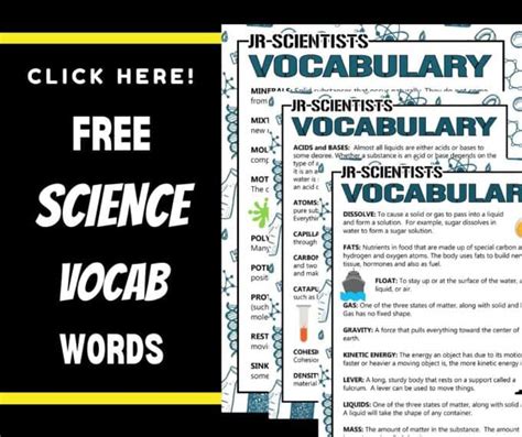 Science Vocabulary Little Bins For Little Hands Science Vocabulary For Kids - Science Vocabulary For Kids