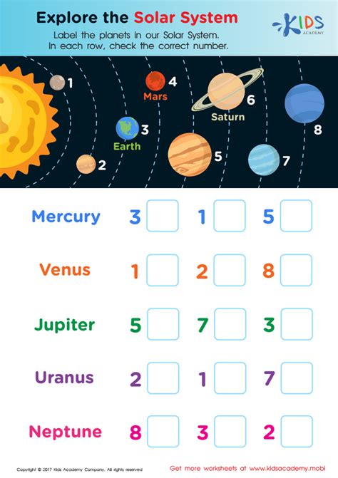 Science Worksheets For Preschoolers Planet Worksheets For Preschool - Planet Worksheets For Preschool