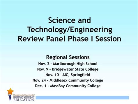 Read Science And Technology Engineering Session 2 