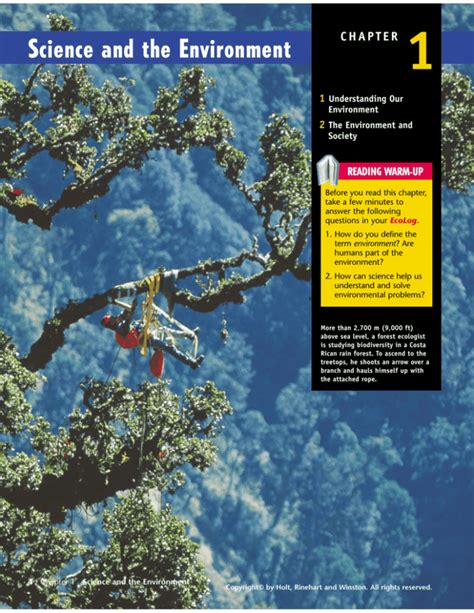 Full Download Science And The Environment Chapter Nexus 
