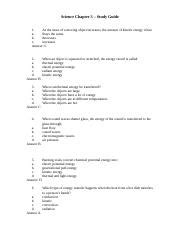 Download Science Chapter 3 Study Guide 