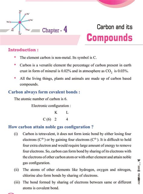 Read Online Science Class 10 Notes For Carbon And Its Compounds 
