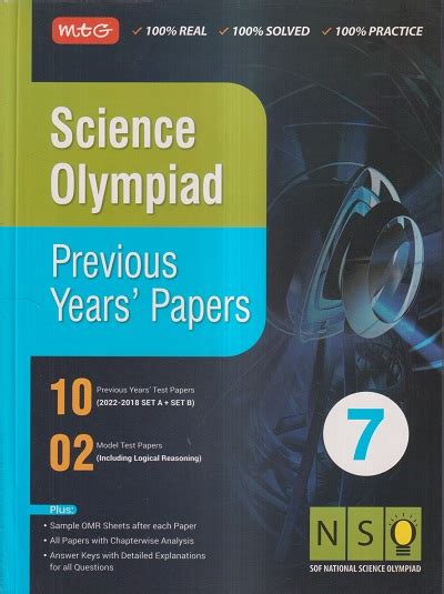 Read Science Olympiad Previous Years Papers Class 7 