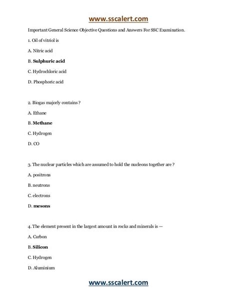 Full Download Science Questions And Answers 