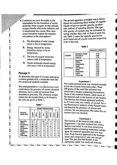 Download Science Reasoning Test Answers 