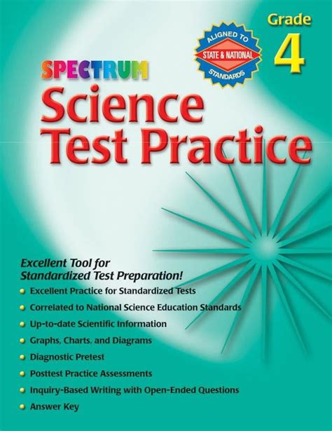 Download Science Test Practice Grade 4 Spectrum Owff 