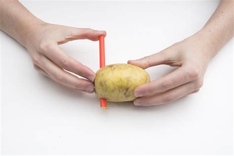 Scienceforkids Potato And Straw An Easy Science Science Experiments With Potatoes - Science Experiments With Potatoes