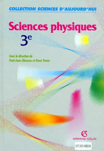 sciences physiques 3e ela ve