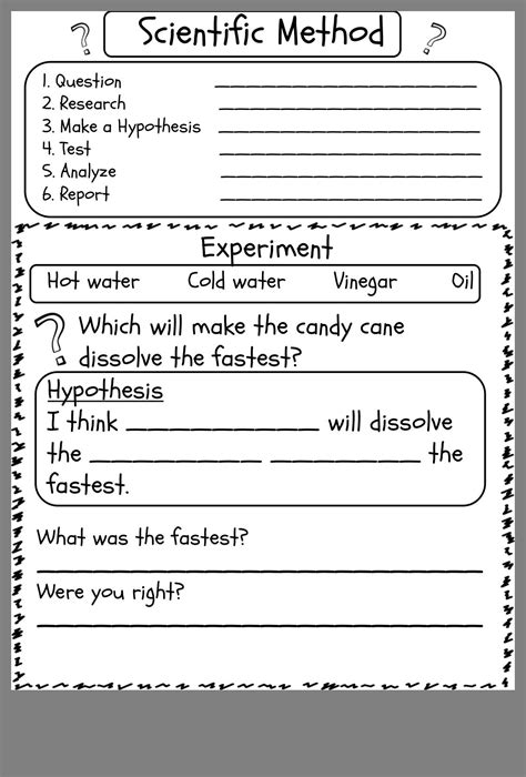 Scientific Method Worksheet Third Grade   3rd Grade Science Experiments Scientific Method Worksheets - Scientific Method Worksheet Third Grade