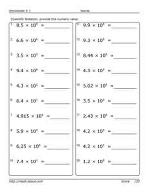 Scientific Notation Multiplication And Division Worksheets Tpt Scientific Notation Multiplication And Division Worksheet - Scientific Notation Multiplication And Division Worksheet