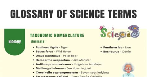 scientific terminology
