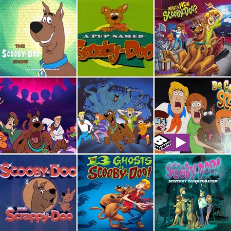 scooby doo series list in order