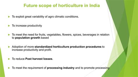 Scope Of Horticulture