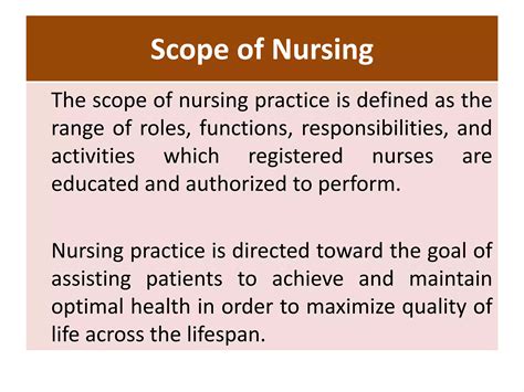 Scope Of Nursing