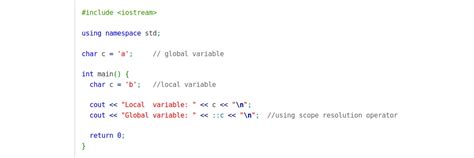 scope resolution operator) is used for multiple purposes in C++?